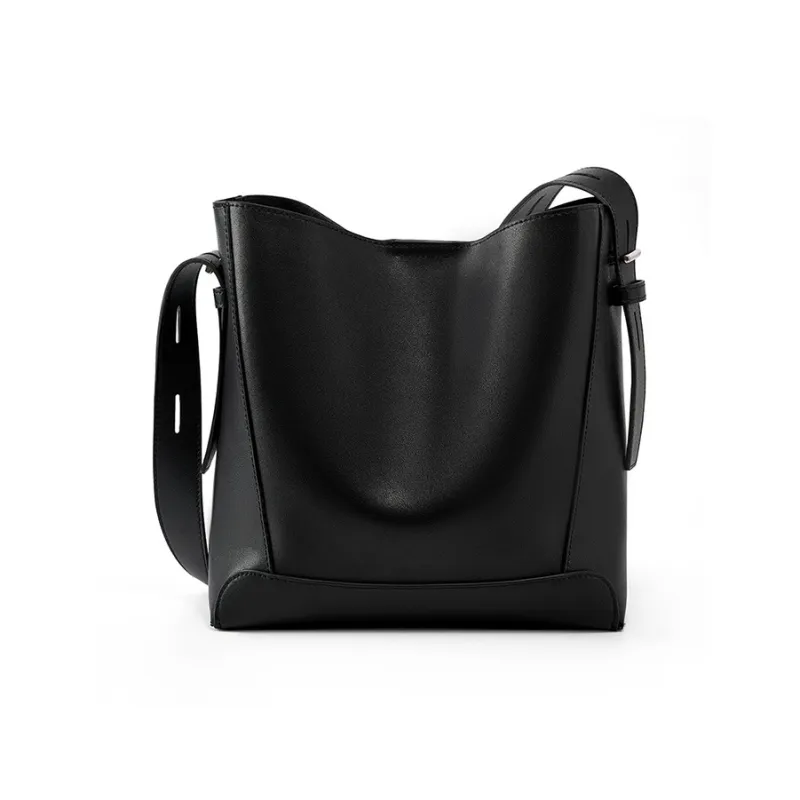 CARTELO Cow Leather Shoulder Bag Regular Women's Black/Salted Caramel/Smoke Gray/Gold Brown/Coffee-0