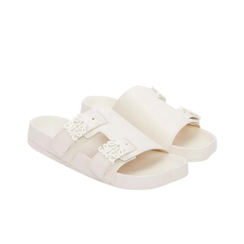 LOEWE Women's Ease Slide 'Anthurium White'-3
