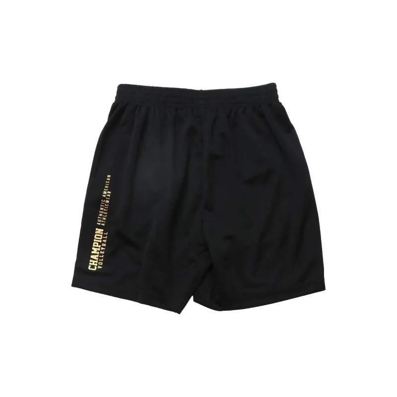 Champion FW24 Casual Shorts Men's Black/Gold-1