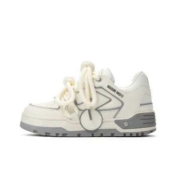 MAISON MISFIT 15 1950 Low Top Comfortable Versatile Breathable Skateboard Shoes Unisex White