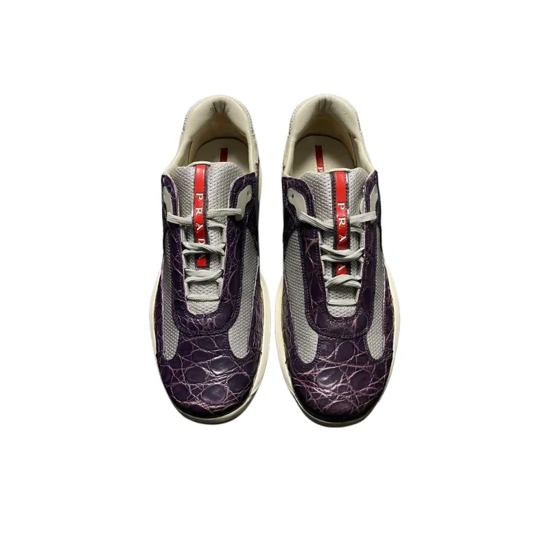 PRADA Low-Top Casual Shoes Men's Purple-4