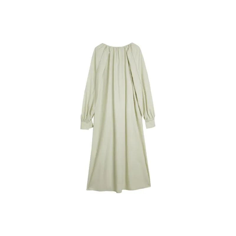 ELLE Long Sleeved Dress Women's Light Green-1