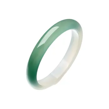 Long Fu Chalcedony Bangle Hand Ornament For Festive Gift Traditional Chinese Style Accessories Women's