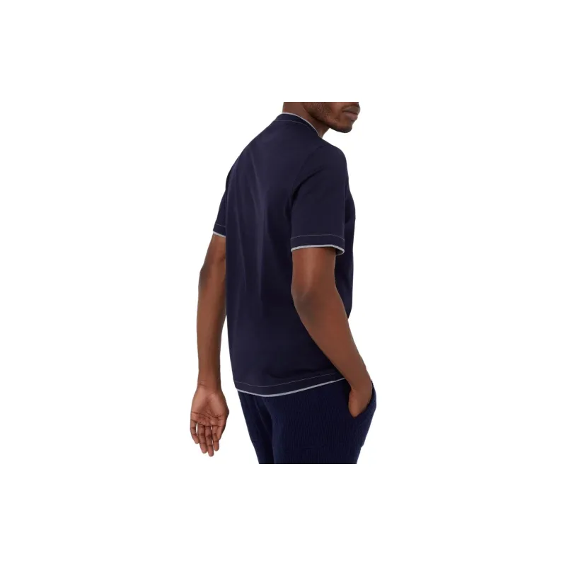 Brunello Cucinelli Logo Embroidered Layered T-Shirt-1