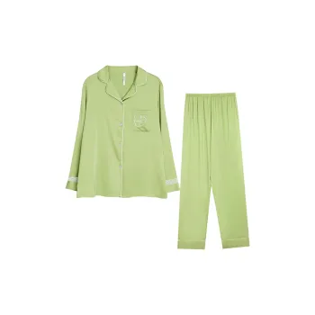 Red Beans At Home Pajama Set Women's