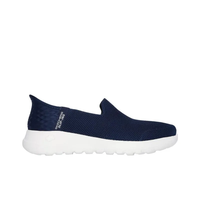 Skechers Hands Free Slip Ins Durable Breathable Low Top Casual Shoes Women's Blue White-1