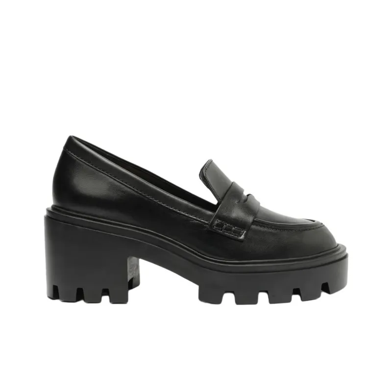 Schutz Viola Loafers 7.3cm Women's Black-1