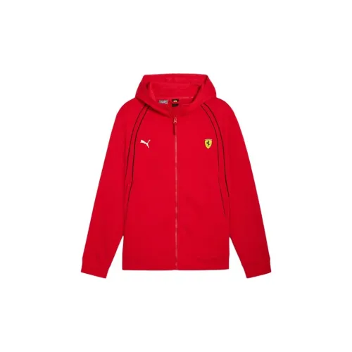 PUMA Scuderia Ferrari Jackets Men Red