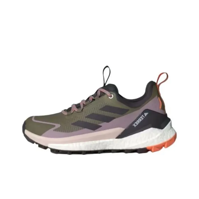 Adidas Terrex Free Hiker 2.0 Low Gore Tex Olive Strata Aurora Black Amber Tint Women's-0