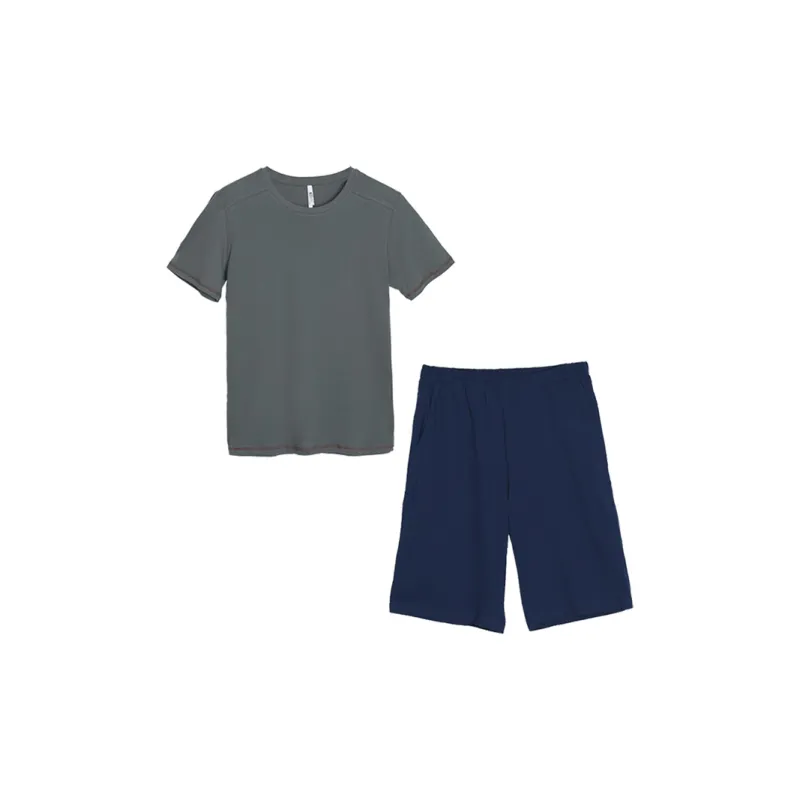 Red Beans At Home Pajama Set Men's-1