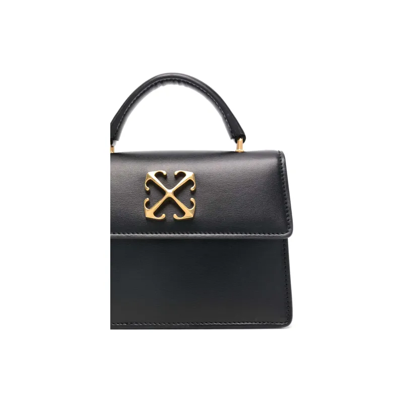 OFF-WHITE Jitney Baby Logo Plaque Shoulder Bag-2