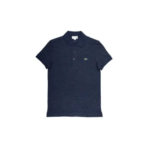 LACOSTE Polo Shirts Men Dark Blue