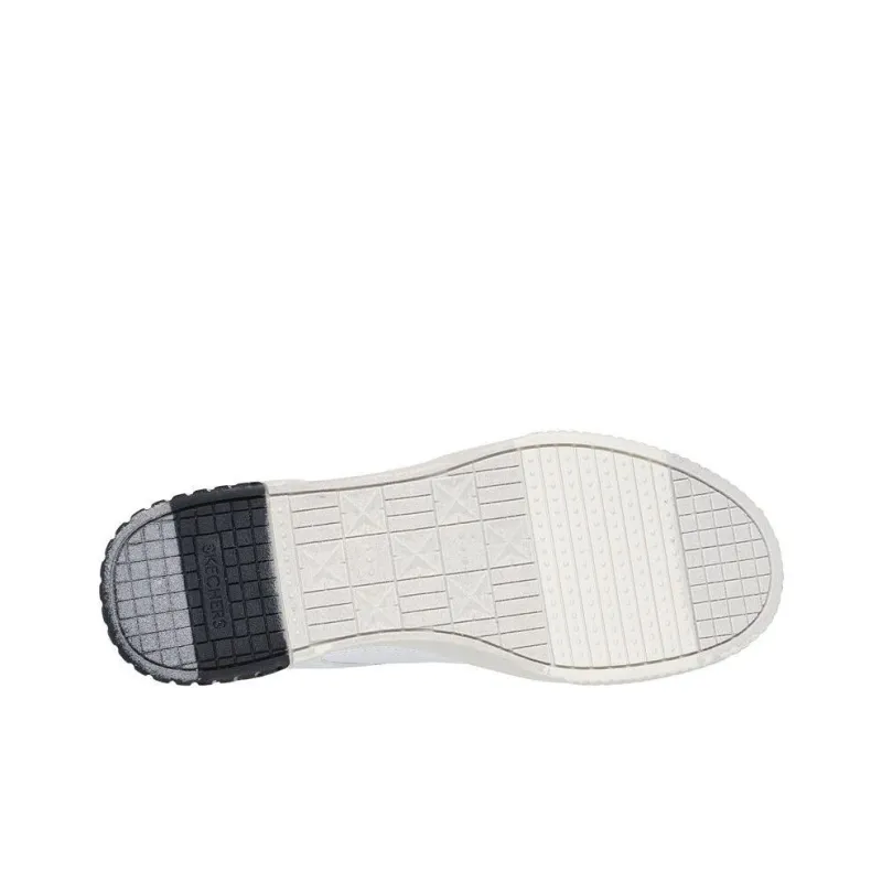 Skechers Court Classics Breathable Low Top Casual Shoes Women's Black White-3