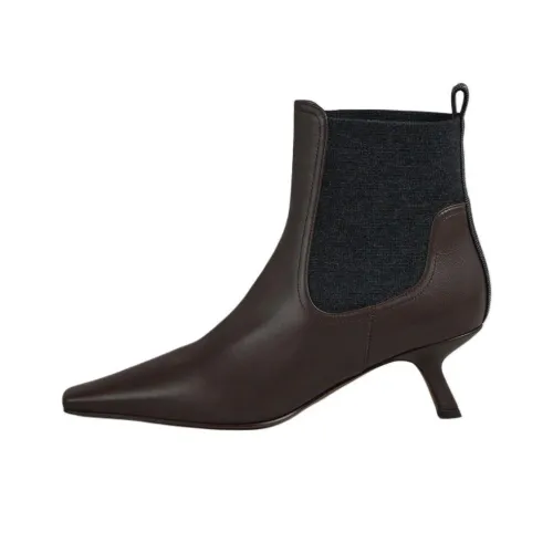 Brunello Cucinelli Chelsea Boots Women's Brown