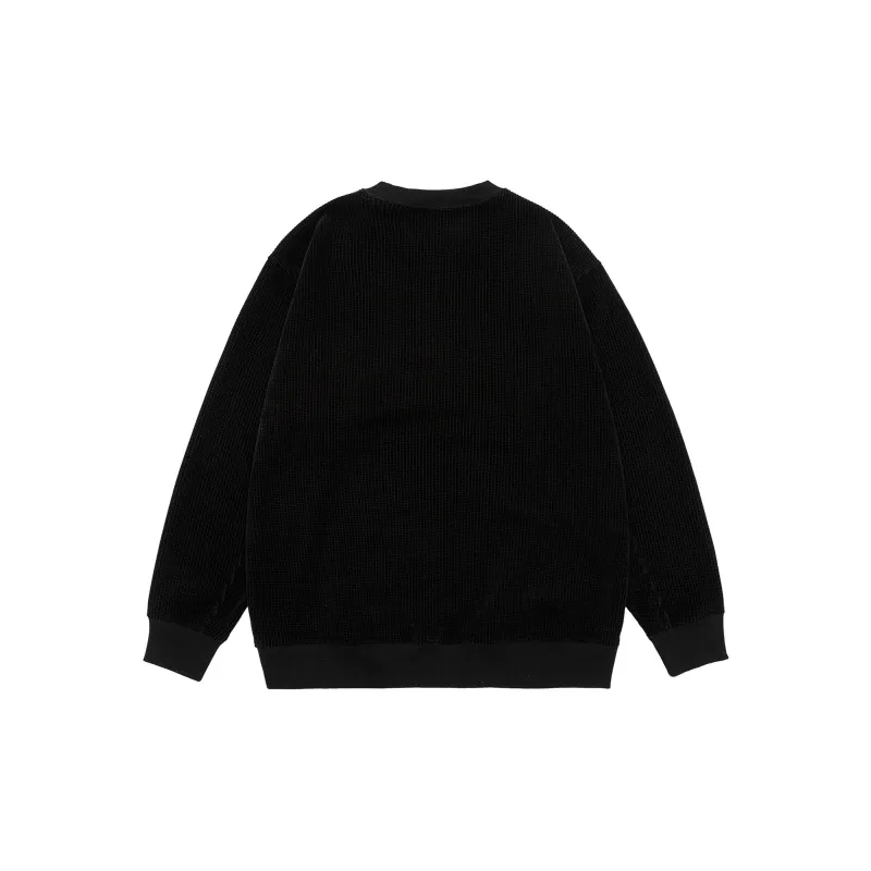 REFAMES Spring And Fall Season Sweatshirt Unisex Black-3