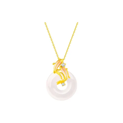 Mom's Gift Chalcedony Jade Necklaces Women's