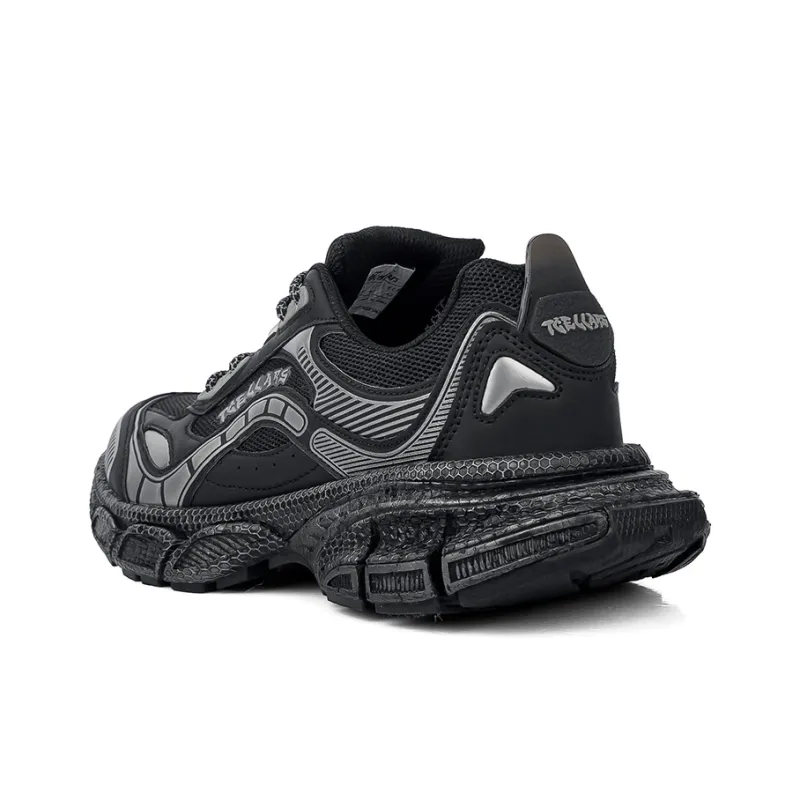 TCELLARS Cushioning Abrasion Resistant Lightweight Height Increasing Mat Low Top Chunky Sneakers Unisex-3