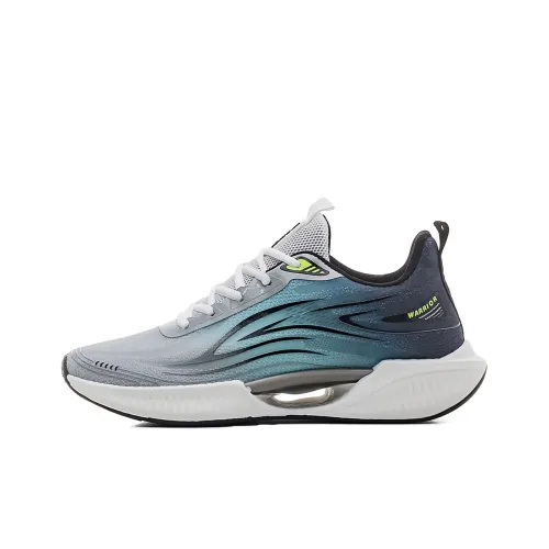Warrior Wing Series Cushioned Anti Slip And Wear Resistant Lightweight Low Top Running Shoes Men's Gray Green