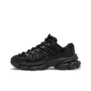 FILA FUSION BRACKET Anti Slip Wear Resistant Low Top Casual Shoes Women's Black