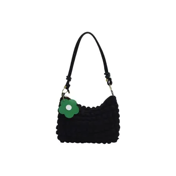 FCTOSSR PU Shoulder Bag Handbag Regular Women's Black/Pink/Blue/White With Pink/White With Green