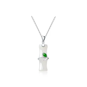 Chongqing Gold Store Chalcedony Jade Necklaces Unisex