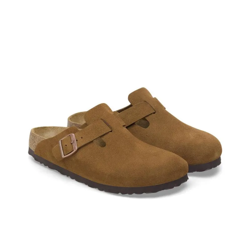 Birkenstock Boston Suede Clogs-3