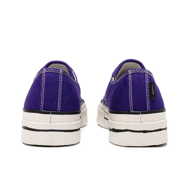 TC Tcmade 015 Anti-Slip Wear-Resistant Low-Top Canvas Shoes Unisex Purple-4