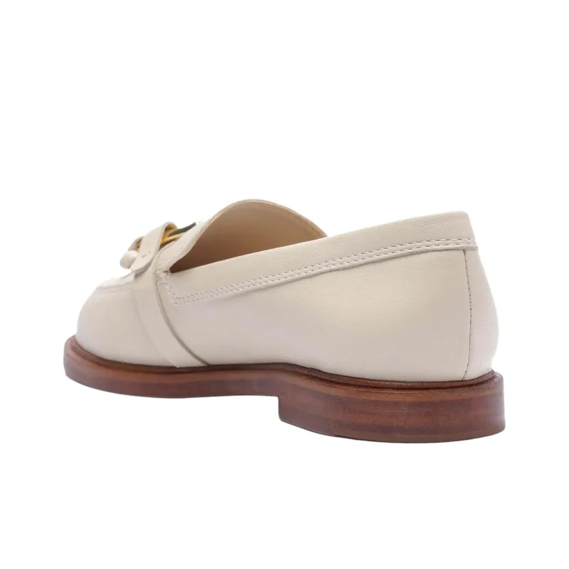 Schutz Rhino Loafers Women's Cream White-3
