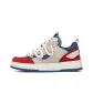 Medium Gray Blue Red