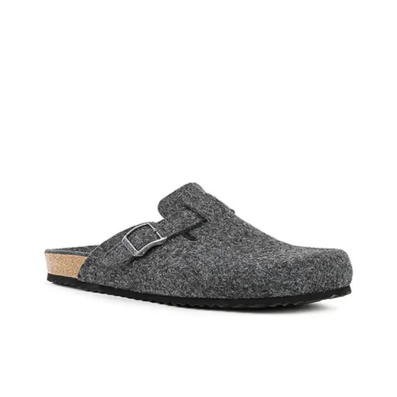 GEOX Slip Resistant Abrasion Resistant Closed Toe Slippers Men's Gray-2