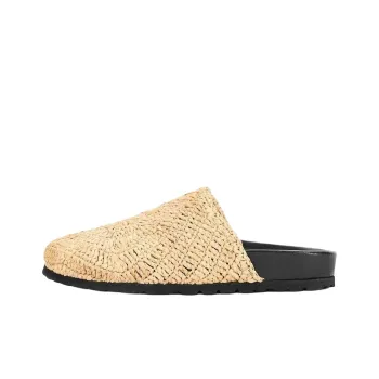Staud Wrap-toe Slippers Women's Light Brown