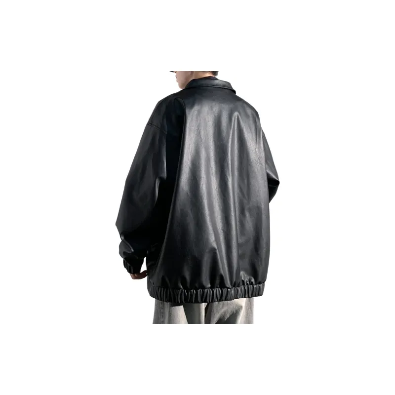 RAP PANDA Leather Jacket Unisex-15