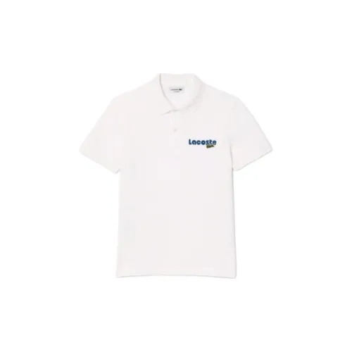 LACOSTE Polo Shirts Men White