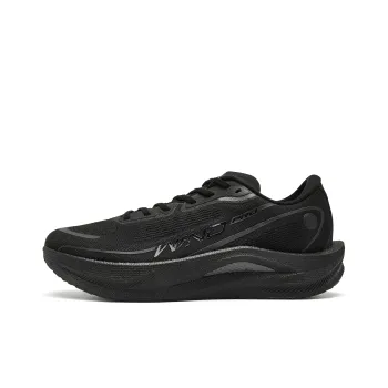QIAODAN Strong Winds 2.0 PRO Cushioned Slip Resistant Rebound Low Top Marathon Running Shoes Men's Black