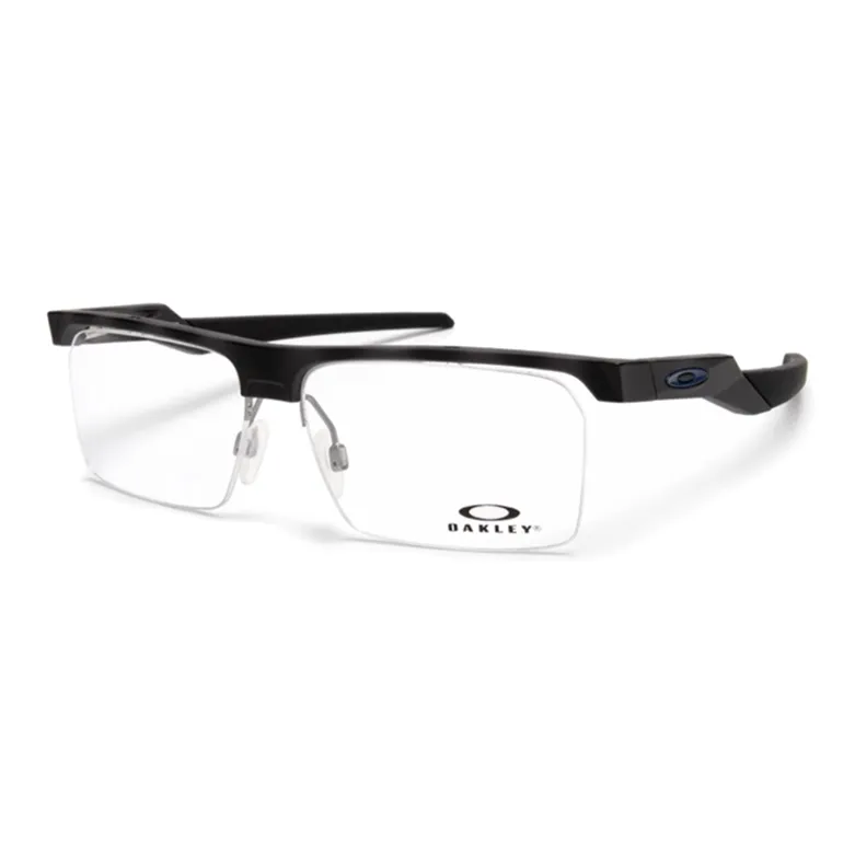 Oakley Injection Molding Rectangular Eyeglass Frames Unisex Gray-0