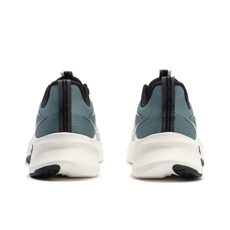 361° Abrasion Resistant Low Top Running Shoes Men's White Green-3