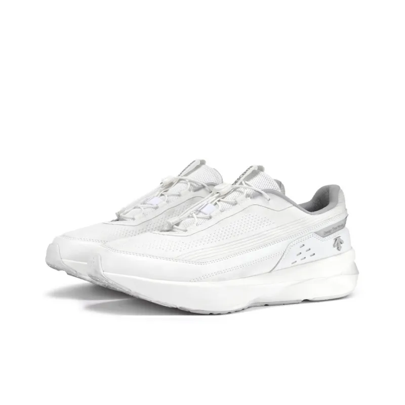 DESCENTE RUNNING Collection Slip Resistant Low Top Running Shoes Men's White-1