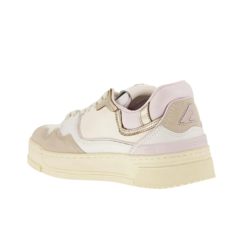 AUTRY Clc Low Top Skateboard Shoes Women's Beige Umber-2
