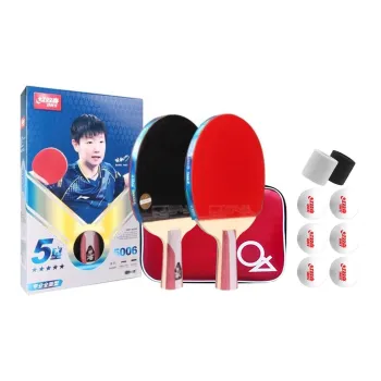 DHS Ping Pong Paddles Unisex All Wood Red
