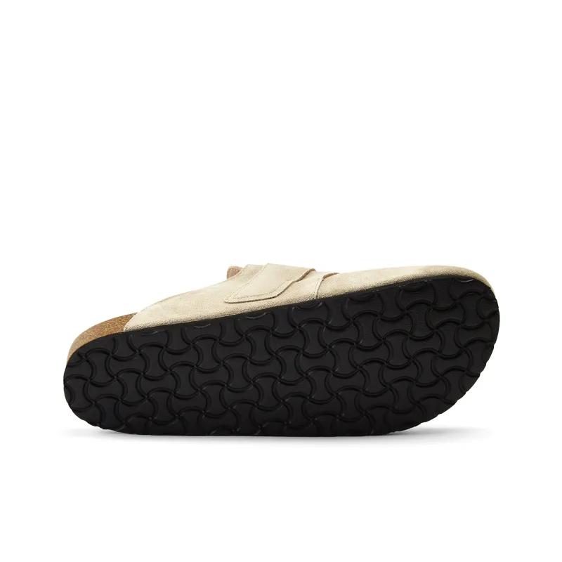 BONELESS Closed Toe Slippers Unisex Light Coffee-4