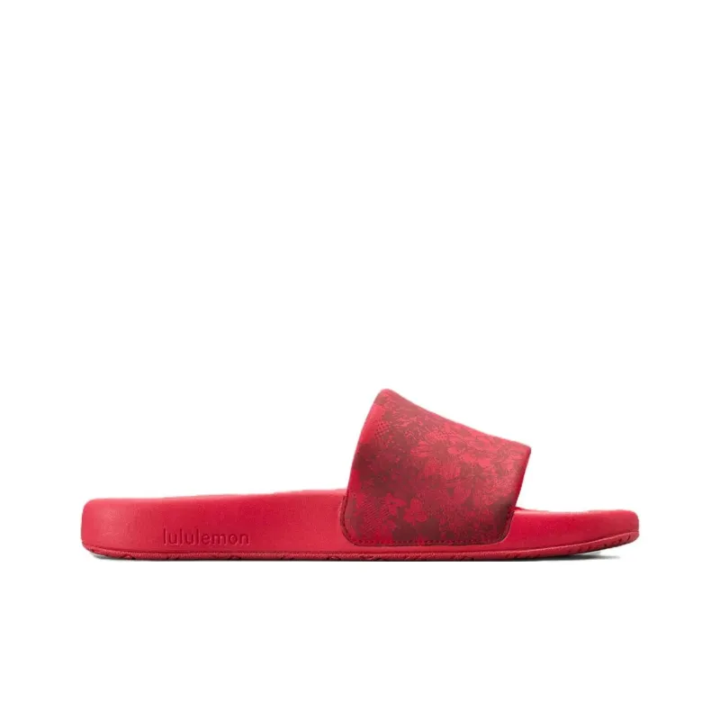 Lululemon Restfeel Slide Slip-Resistant Abrasion-Resistant Slide Slippers Women's Red-1