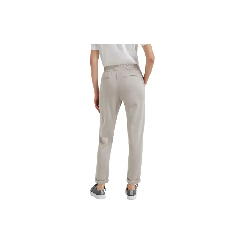 Brunello Cucinelli Precious Stripe Cotton silk Trousers-1