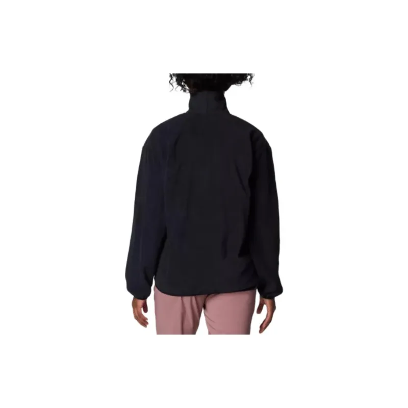 Columbia Women's Sequoia Grove™ Half Zip Fleece Jackets Coats Women's Black-1