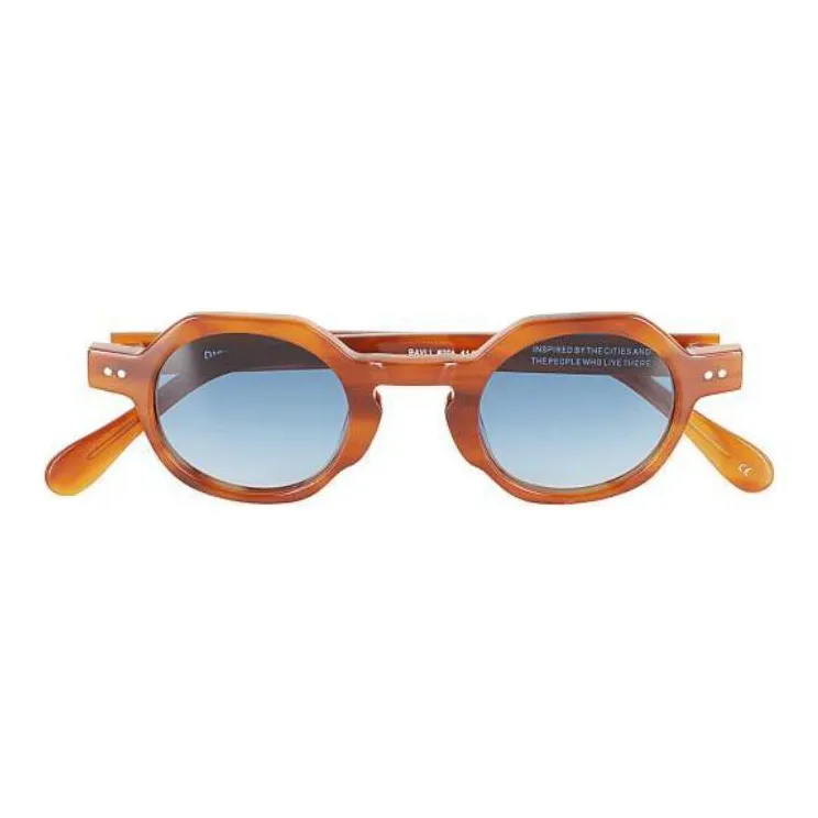 District Vision Irregular Shape Sunglasses Men's Brown-1