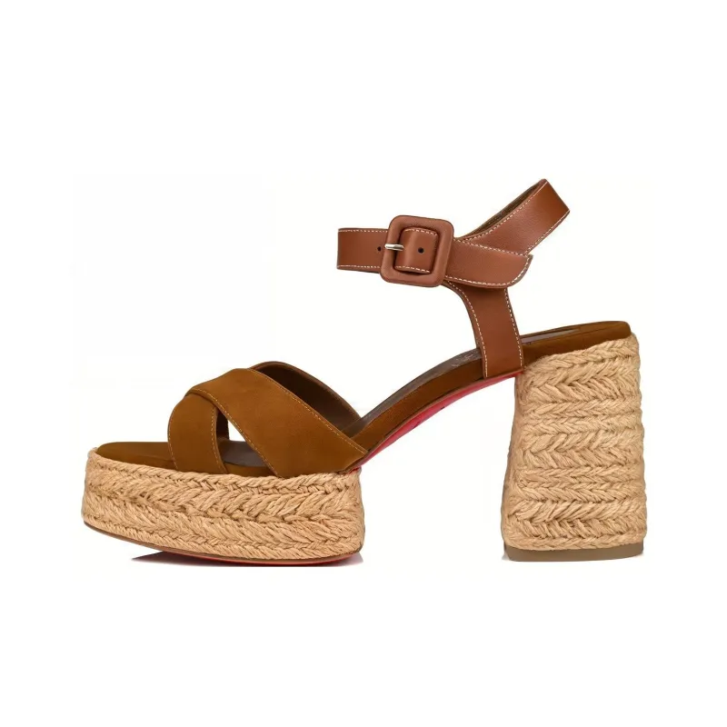 Christian Louboutin Calakala 70mm Leather Sandals-0