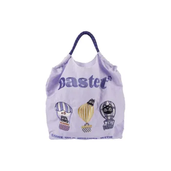 The British Museum Fabric Handbag Shoulder Bag Regular Unisex Purple