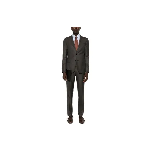 Ermenegildo Zegna Business Suits Men Taupe