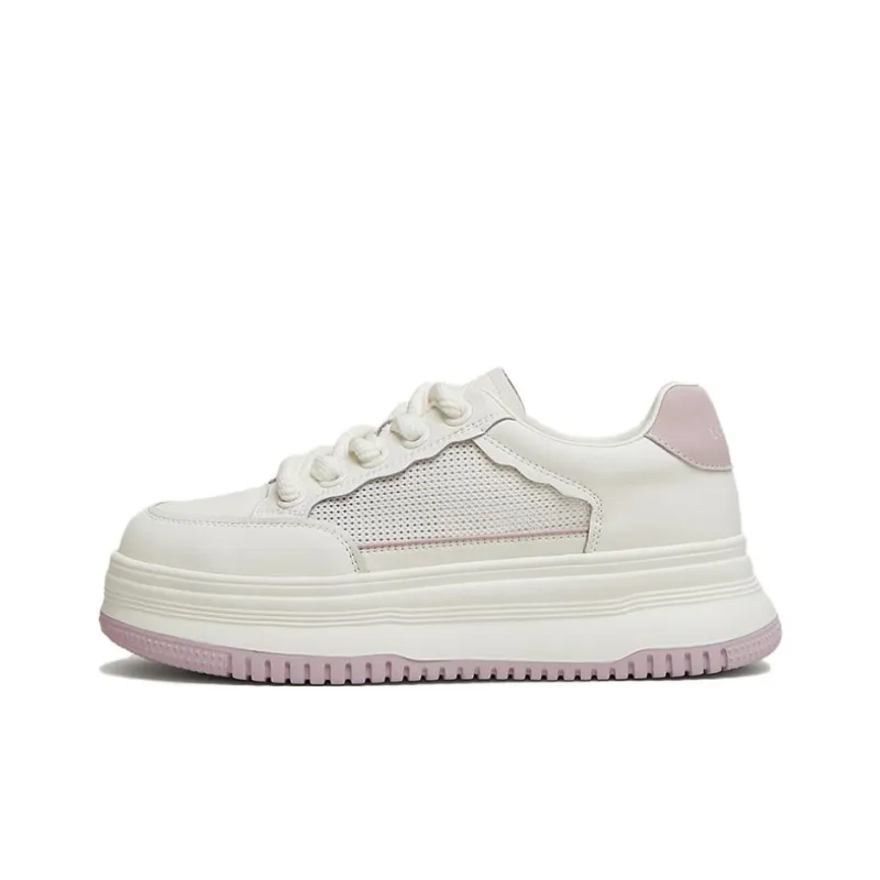 TATA Skateboard Shoes Women's Low Top Solid Color-5