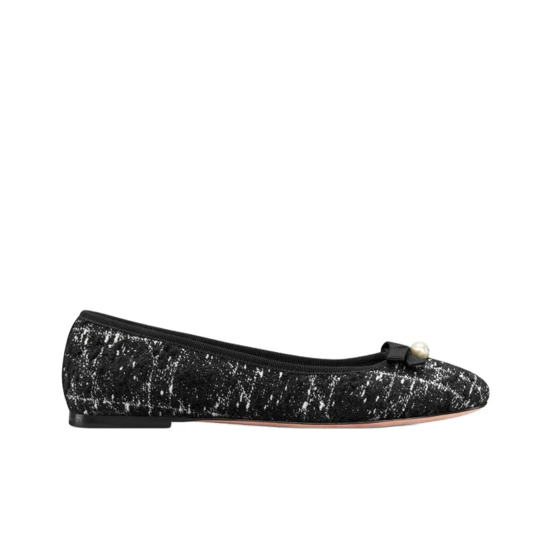 DIOR Ballet Casual Single Shoes Women's Black-1