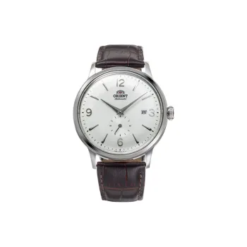 ORIENT Automatic/Manual Mechanical Movement Leather Strap Watch 40.5mm Men's Watches White Dial
